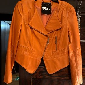 The Finmore  Ladies Faux Leatherette Jacket